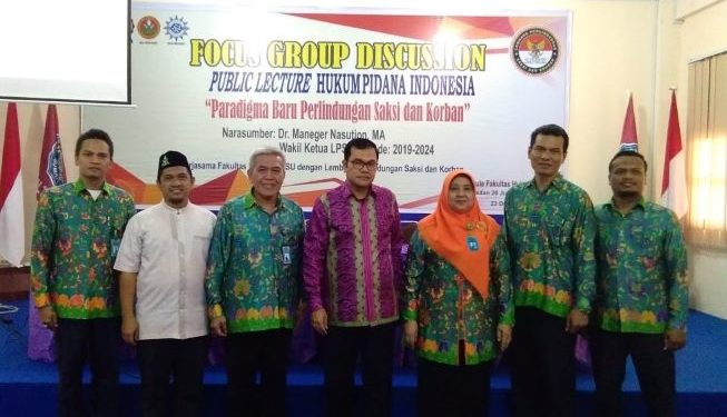 FH UMSU dan LPSK Gelar FGD Soal “Paradigma Baru Perlindungan Saksi dan Korban”