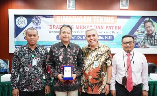 Sentra HAKI UMSU Gelar Bimtek “Drafting Merek dan Paten”