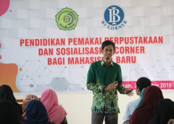 UPT Perpustakaan UMMAT Gelar Kegiatan Edukasi Informasi Bagi Mahasiswa Baru
