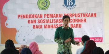 UPT Perpustakaan UMMAT Gelar Kegiatan Edukasi Informasi Bagi Mahasiswa Baru