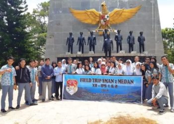 Siswa SMAN I Medan Telusuri Jejak Kekejaman PKI di Bandar Betsy