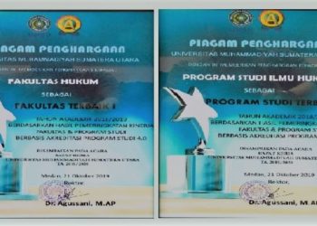 Selamat! Fakultas Hukum Terbaik di UMSU