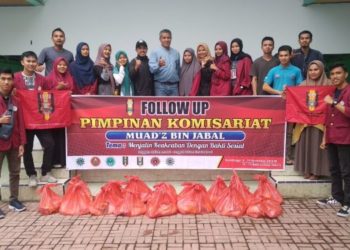 Follow-up Pengkaderan, PK IMM Muadz bin Jabbal Gelar Bakti Sosial