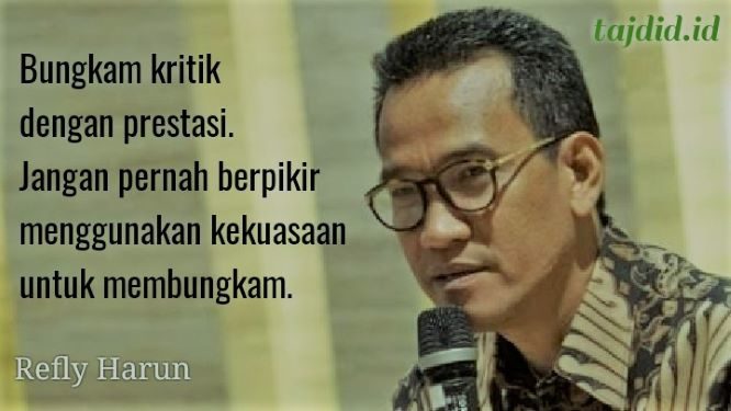 Refly Harun: Bungkam Kritik dengan Prestasi