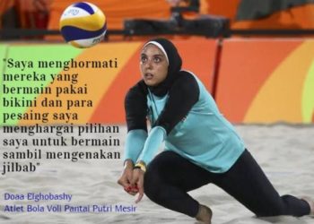 Olahraga Pakai Jilbab, Mengapa Tidak?