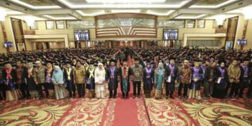 Wisuda 2.498 Lulusan, Rektor Agussani: Lulusan UMSU Siap Hadapi Tantangan Revolusi industri 4.0