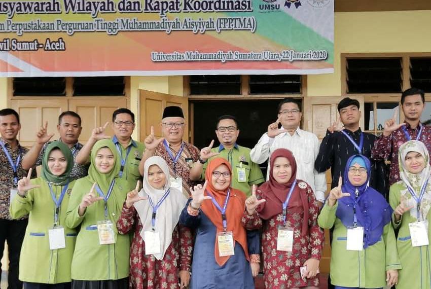 Forum Perpustakaan PTMA Sumut-Aceh Gelar Musywil dan Rakor di UMSU