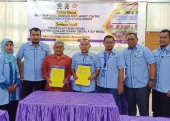 Prodi Kessos FISIP UMSU Teken MoU dan Gelar Kuliah Umum