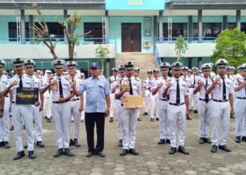 Tim Paskibra SMK Pelayaran Muhammadiyah Tuban Torehkan Prestasi