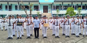 Tim Paskibra SMK Pelayaran Muhammadiyah Tuban Torehkan Prestasi