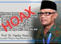 Haedar Nashir Pastikan Foto di Medsos yang Coba Benturkan Muhammadiyah-NU adalah Hoax