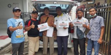 Hadapi Pandemi Covid-19 dan Sambut Ramadhan, IMATAPTENG-SIBOLGA Sumut Salurkan Bantuan