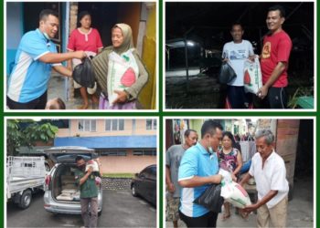 Fakultas Hukum UMSU Bagikan Bantuan kepada Masyarakat yang Tedampak Pandemi Covid-19