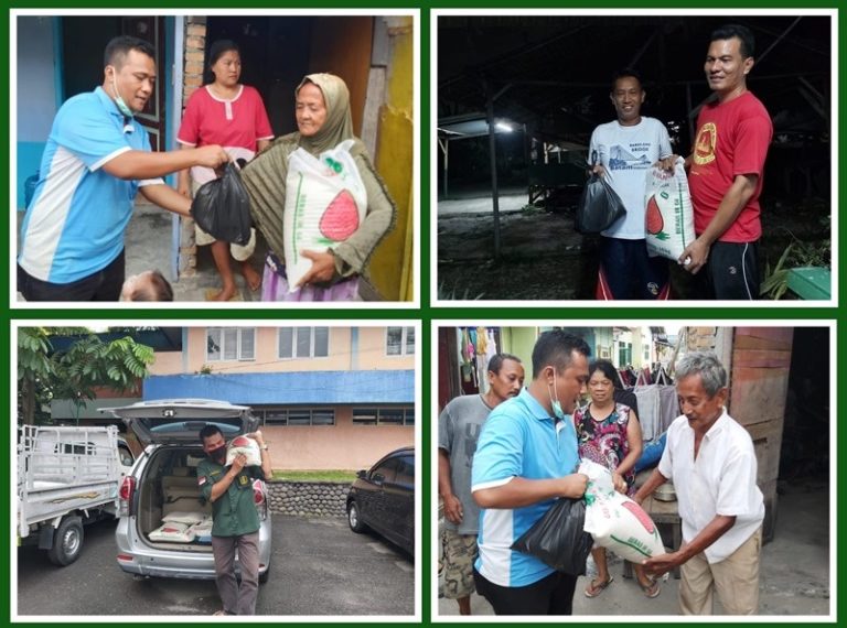 Fakultas Hukum UMSU Bagikan Bantuan kepada Masyarakat yang Tedampak Pandemi Covid-19