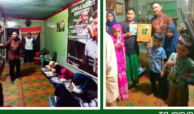 Rizkinta Sitepu Beri Penguatan Cinta Tanah Air kepada Murid Rumah Belajar “Anwar Bakti Institut”