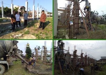 Pembangunan Gedung Dakwah Muhammadiyah Perumnas Medan II Terus Bergerak