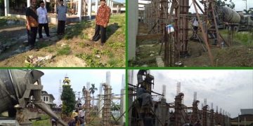 Pembangunan Gedung Dakwah Muhammadiyah Perumnas Medan II Terus Bergerak