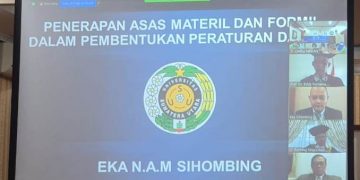 Dr Eka NAM Sihombing SH MHum: Masih Ada Perda di Sumut yang Belum Mencerminkan Asas-asas Pembentukan Peraturan Perundang-undangan
