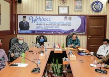 UMSU Lepas 2.770 Mahasiswa KKN Mandiri Daring