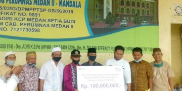 BRI Turut Bantu Pembangunan Gedung Dakwah Muhammadiyah Perumnas Medan II