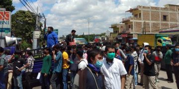 Demonstrasi Mahasiswa Desak Poldasu Usut Dugaan Pemalsuan Ijazah oleh Oknum Anggota DPRD Padang Sidempuan