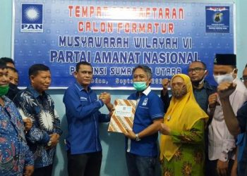 Sekretaris BM PAN Sumut Muhammad Sabri Fiin Resmi Mendaftar Sebagai Calon Formatur Muswil PAN Sumut