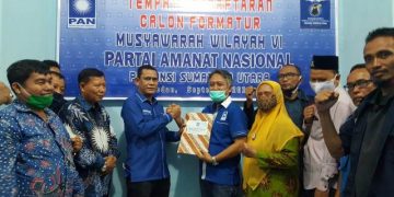 Sekretaris BM PAN Sumut Muhammad Sabri Fiin Resmi Mendaftar Sebagai Calon Formatur Muswil PAN Sumut