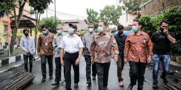 Menko PMK Muhadjir Effendy Tinjau Pembangunan Gedung Baru UMSU