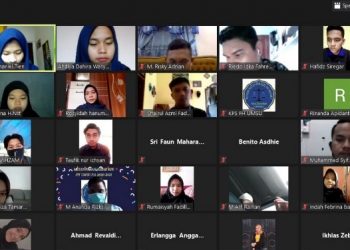 Komunitas Peradilan Semu Fakultas Hukum UMSU Sukses Gelar Mubes