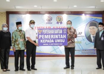 Menko PMK Muhadjir Effendi Minta Muhammadiyah Sumut Jadi Penggerak Sadar Masker