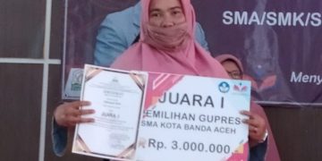 Sukmayati Juara Gupres Se-Kota Banda Aceh