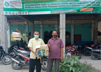 MCCC Pidie Jaya Terima Bantuan Masker