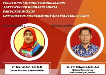 FH UMSU Gelar “Pelatihan Metode Pembelajaran Mata Kuliah untuk MBKM Prodi Hukum”