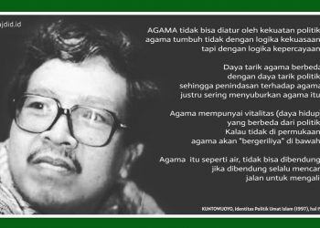 Agama Tidak Bisa Diatur Kekuatan Politik