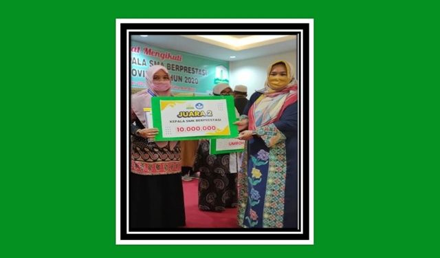 Kepsek SMK Muhammadiyah Banda Aceh Raih Juara II Kepala Sekolah Berprestasi Provinsi Aceh