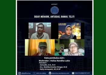 KPS FH UMSU Gelar Webinar “Pilkada dan Masa Depan Kota Medan”