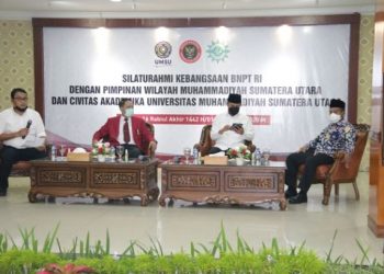 Kunjungi UMSU, BNPT Gelar “Silaturrahim Kebangsaan” dengan Muhammadiyah Sumut