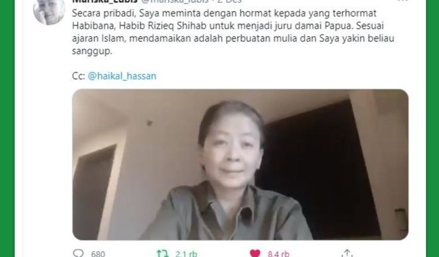 Polemik Usulan HRS jadi Juru Damai Papua, Ini Kata Shohibul
