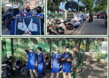 Tuntut Keadilan, Sejumlah Ormas Islam Gelar Aksi Flash-mob di Medan