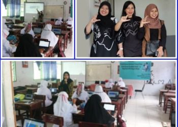Tiga Dosen PTB FT Unimed Laksanakan Abdimas Pelatihan Pembelajaran Daring Berbasis Virtual-Class di MTsN Binjai