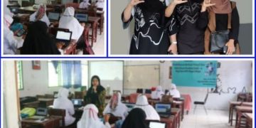Tiga Dosen PTB FT Unimed Laksanakan Abdimas Pelatihan Pembelajaran Daring Berbasis Virtual-Class di MTsN Binjai