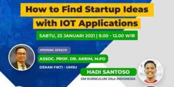 Dorong Mahasiswa Jadi “StartUp” Muda, FIKTI UMSU Gelar Webinar IT