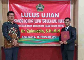 Selamat, Komandan Nasional KOKAM Raih Gelar Doktor Ilmu Hukum