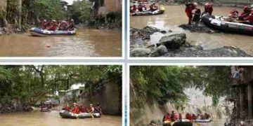 Sejumlah Lembaga di Medan Gelar Aksi Bersih Sungai