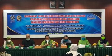 Prodi BK FKIP UMSU Gelar Workshop Evaluasi dan Pengembangan Kurikulum Berorientasi KKNI