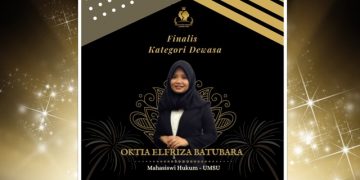Oktia Elriza Batubara, Mahasiswi FH UMSU Lolos Jadi Finalis Pemilihan Putra Putri Pendidikan Sumut 2021