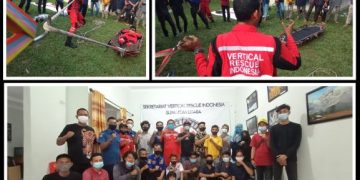 VRI Selenggarakan Pelatihan untuk Penyelamatan di Medan Sulit