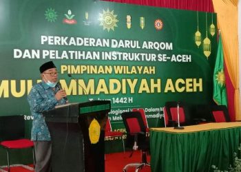 Ketua PWM Aceh Buka Secara Resmi Perkaderan Darul Arqom