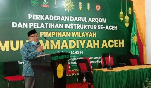 Ketua PWM Aceh Buka Secara Resmi Perkaderan Darul Arqom