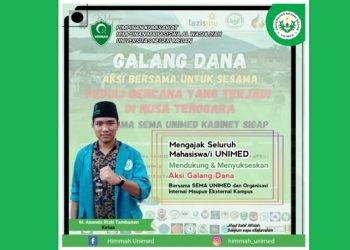 HIMMAH Dukung Gerakan Sema Unimed Peduli Bencana di NTT